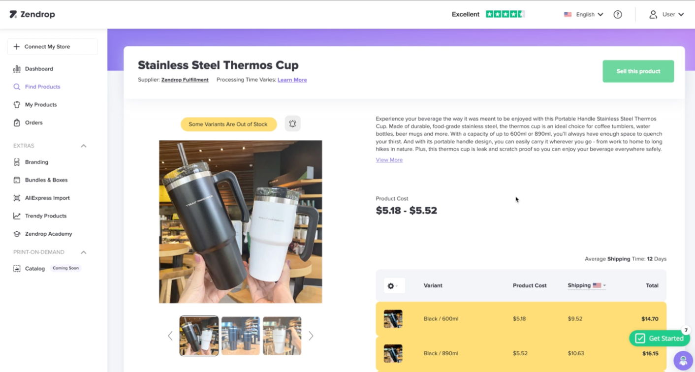 stanley thermos cup