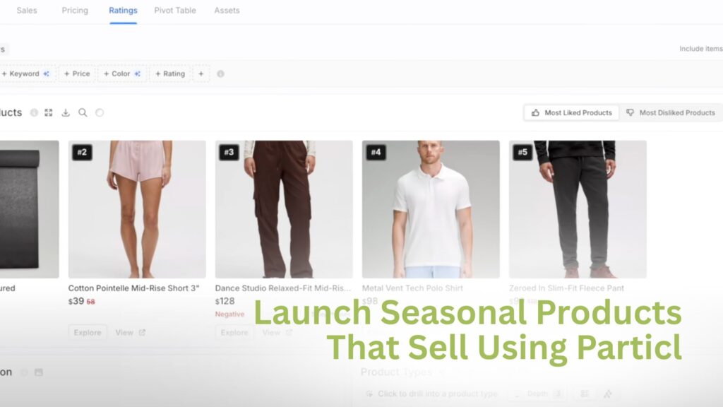 Launch Seasonal Products That Sell Using Particl