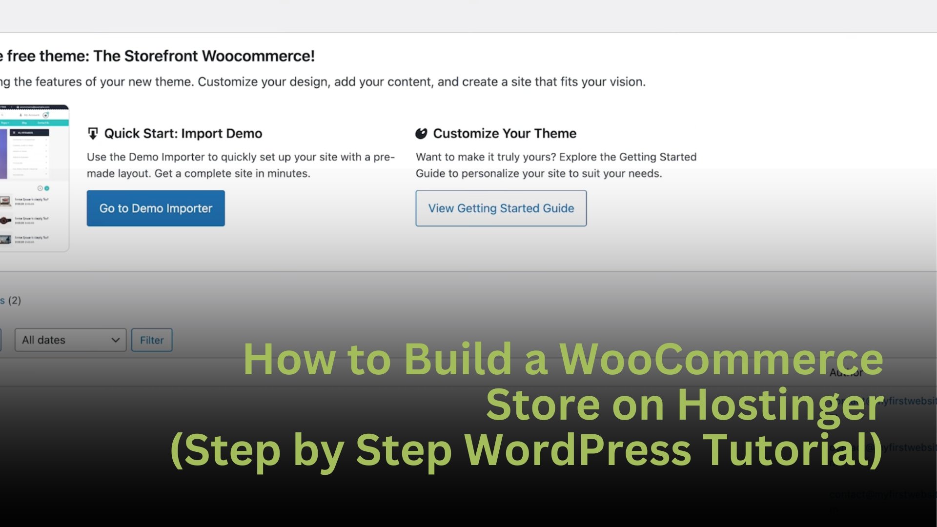 How to Build a WooCommerce Store on Hostinger in 2026