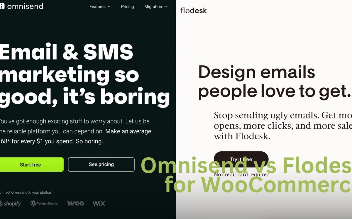 omnisend vs flodesk for woocommerce